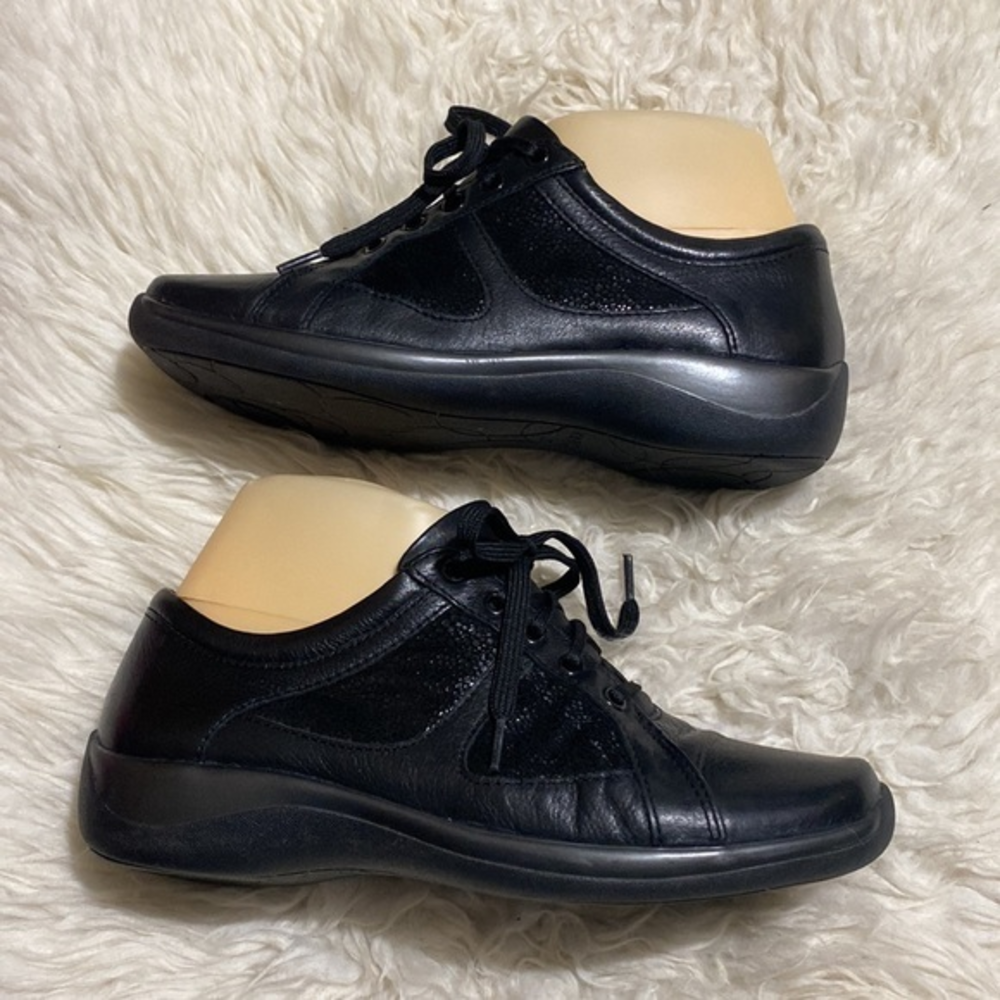 Ziera Jiggle‎ Black/Stingray Oxfords Size 37.5 US 7